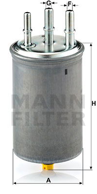 Kraftstofffilter MANN-FILTER WK 829/7 von MANN-FILTER