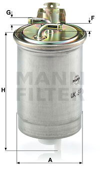 Kraftstofffilter MANN-FILTER WK 841 von MANN-FILTER