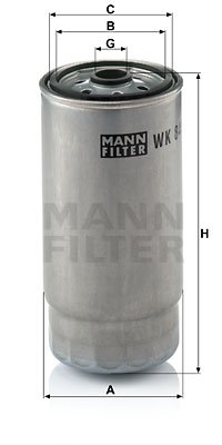 Kraftstofffilter MANN-FILTER WK 845/7 von MANN-FILTER