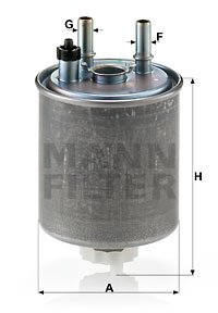 Kraftstofffilter MANN-FILTER WK 918/1 von MANN-FILTER