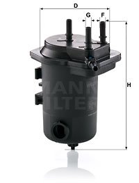 Kraftstofffilter MANN-FILTER WK 939/9 x von MANN-FILTER