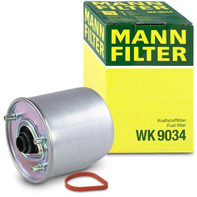 Mann-filter Kraftstofffilter [Hersteller-Nr. WK 9034z] für Peugeot, Citroën, Mitsubishi, Toyota, Fiat, Ds von MANN-FILTER