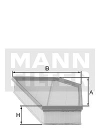 Mann-filter Luftfilter [Hersteller-Nr. C29030] für BMW, Mini von MANN-FILTER