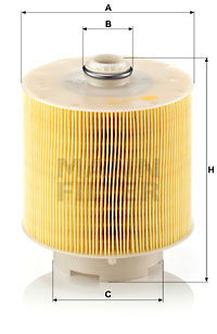 Luftfilter MANN-FILTER C 17 137 x von MANN-FILTER