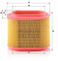 Luftfilter MANN-FILTER C 24 196 von MANN-FILTER