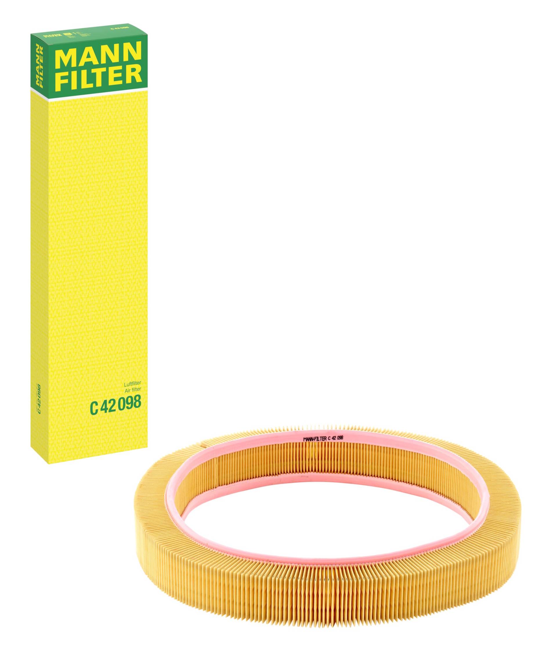 MANN-FILTER C 42 098 Luftfilter - PKW + TRANSPORTER von MANN-FILTER