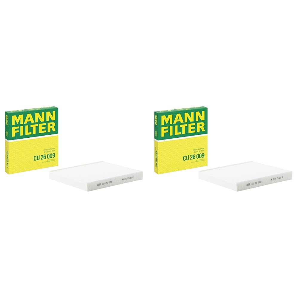 MANN-FILTER CU 26 009 Innenraumfilter – Für PKW (Packung mit 2) von MANN-FILTER