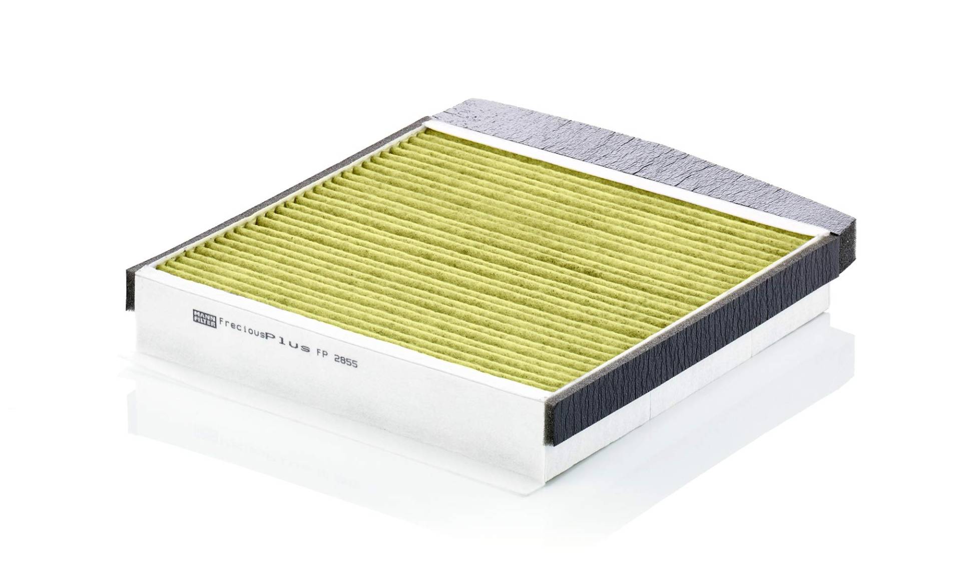 MANN-FILTER FP 2855 Innenraumfilter – FreciousPlus Biofunktionaler Pollenfilter – Für PKW von MANN-FILTER