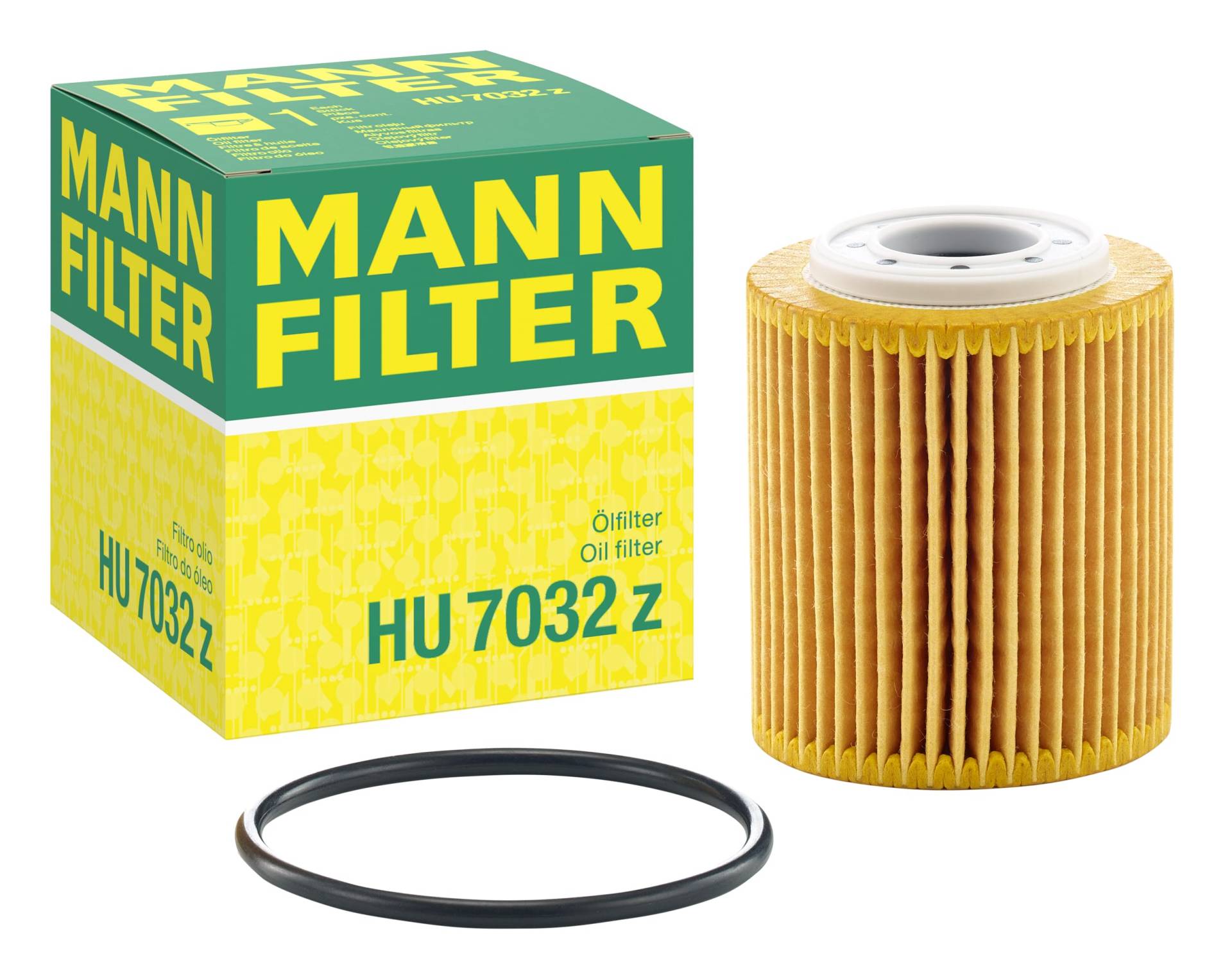 MANN-FILTER HU 7032 z Ölfilter – Ölfilter Satz mit Dichtung / Dichtungssatz – Für PKW von MANN-FILTER