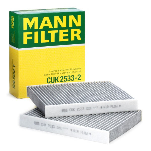 MANN-FILTER Innenraumfilter BMW,ALPINA,ROLLS-ROYCE CUK 2533-2 64116991537,64119163328,64119272641 64119163329,64119272642,64116809933 von MANN-FILTER