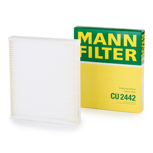 MANN-FILTER Innenraumfilter OPEL,CHEVROLET,SAAB CU 2442 1808061,1808524,95369731 332766591,J13271191,1808059,13503675,52425938,95527473,1808246 von MANN-FILTER