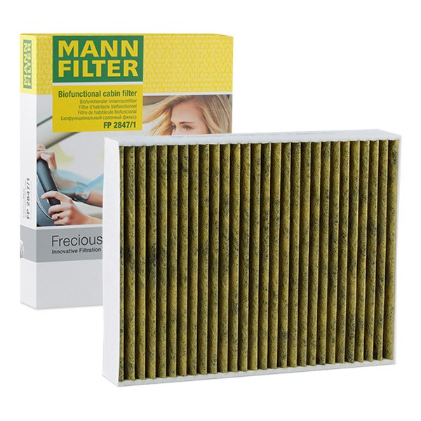 MANN-FILTER Innenraumfilter VW,PORSCHE FP 2847/1 95857221900,95857221901,7P0819631 7P5819631 von MANN-FILTER