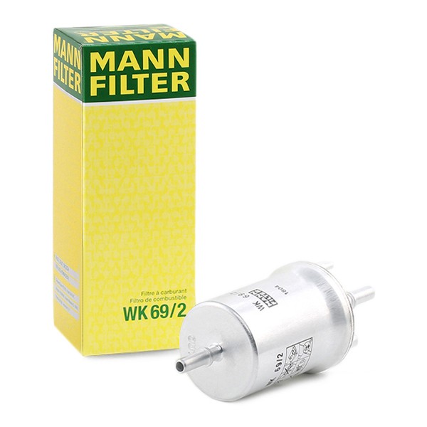 MANN-FILTER Kraftstofffilter VW,AUDI,MERCEDES-BENZ WK 69/2 L6Q0201051J,6Q0201051A,6Q0201051C Leitungsfilter,Spritfilter 6Q0201051J von MANN-FILTER