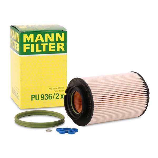 MANN-FILTER Kraftstofffilter VW,AUDI,SKODA PU 936/2 x 1K0127400K,1K0127434,1K0127434A Leitungsfilter,Spritfilter 1K0127177,1K0127177A,1K0127400C von MANN-FILTER