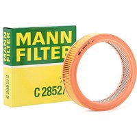 MANN-FILTER Luftfilter Filtereinsatz C 2852/2 Motorluftfilter,Filter für Luft VW,AUDI,SKODA,GOLF II (19E, 1G1),GOLF III (1H1),Polo Coupe (86C, 80) von MANN-FILTER