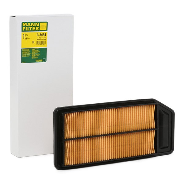 MANN-FILTER Luftfilter HONDA C 3434 17220RAAA00,17220RAAA01,17220RAAY00 Motorluftfilter,Filter für Luft 17220RAAY01 von MANN-FILTER