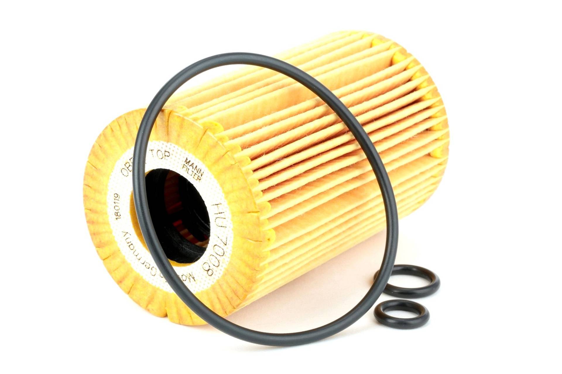 MANN-FILTER Ölfilter VW,AUDI,SKODA HU 7008 z 0009830645,VW03L115562,03L115466 Motorölfilter,Filter für Öl 03L115562 von MANN-FILTER