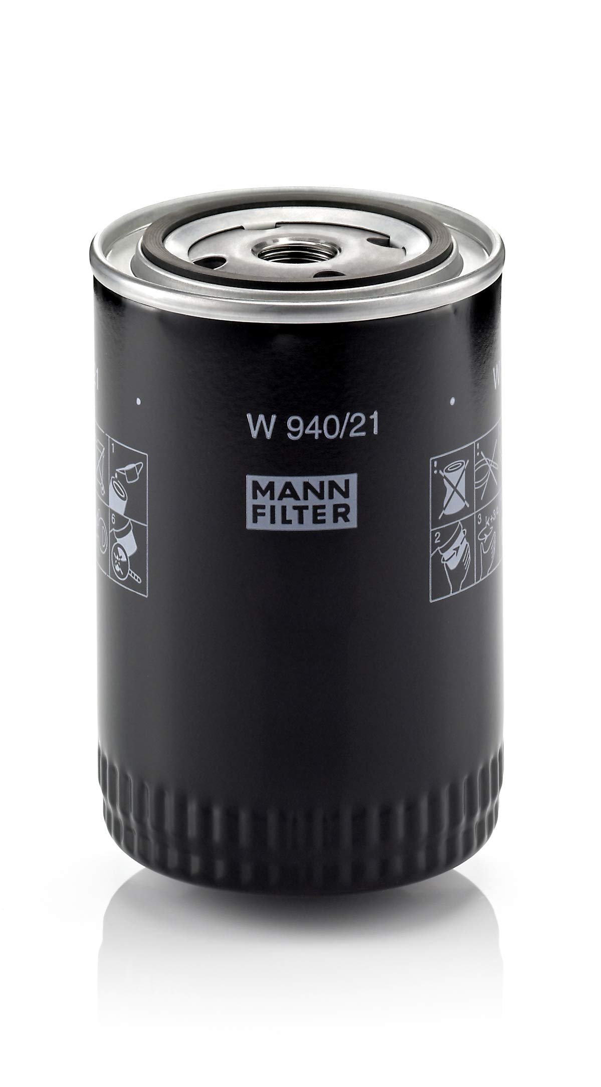 MANN-FILTER W 940/21 Filtro de aceite – Para automóviles von MANN-FILTER