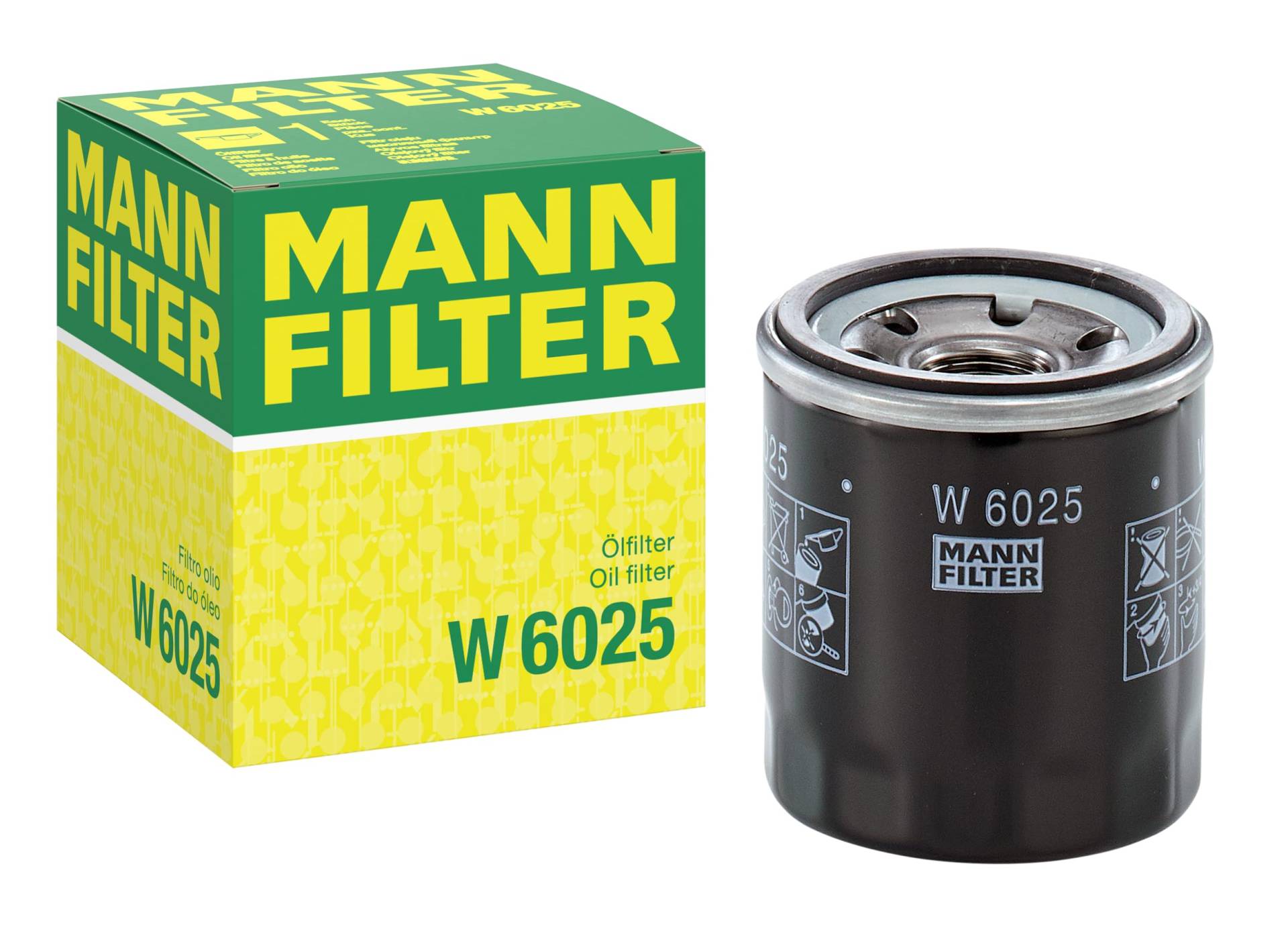 MANN-FILTER W 6025 Ölfilter - PKW + TRANSPORTER von MANN-FILTER