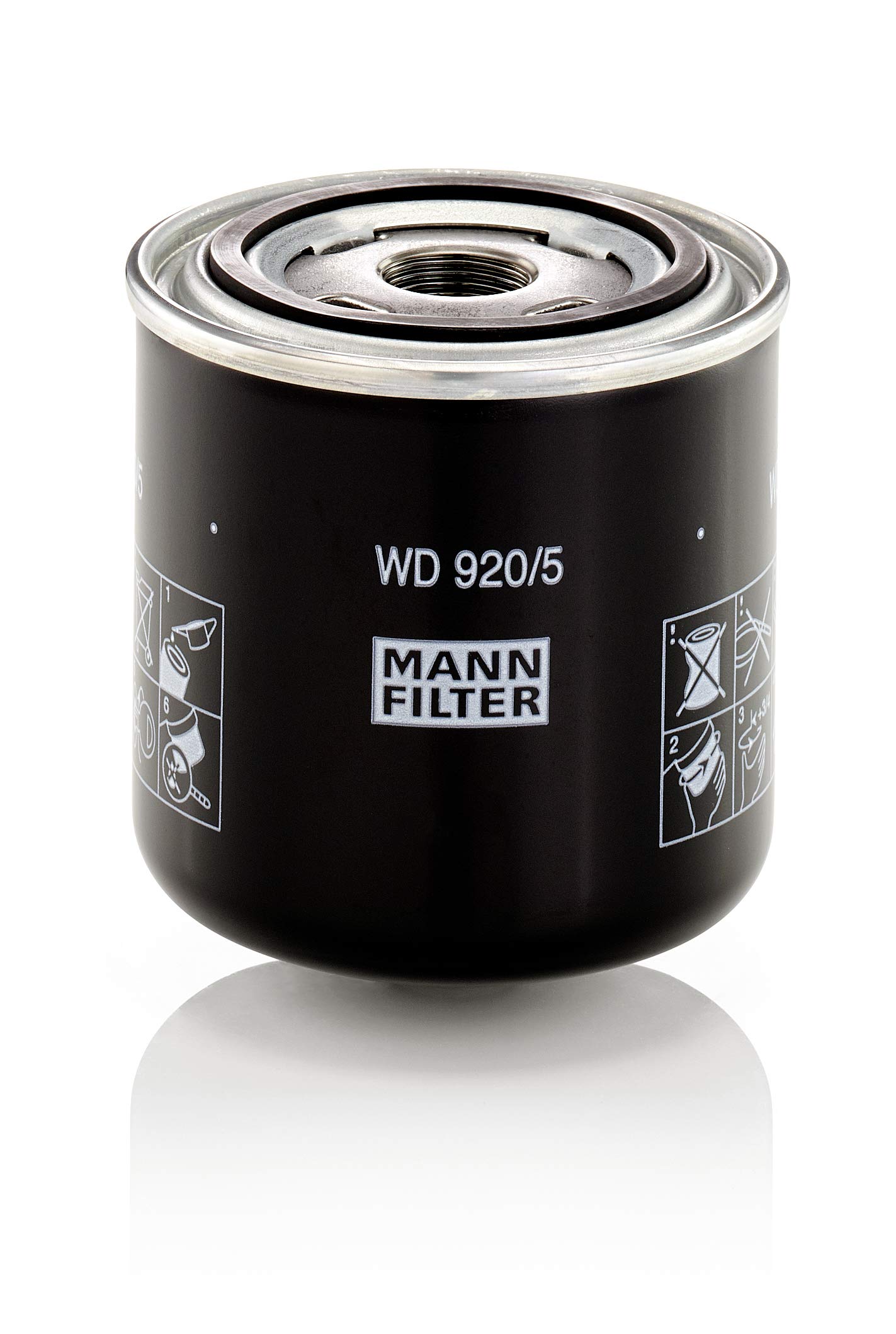 MANN-FILTER WD 920/5 Hydraulikfilter – Für Industrie, Land- und Baumaschinen von MANN-FILTER