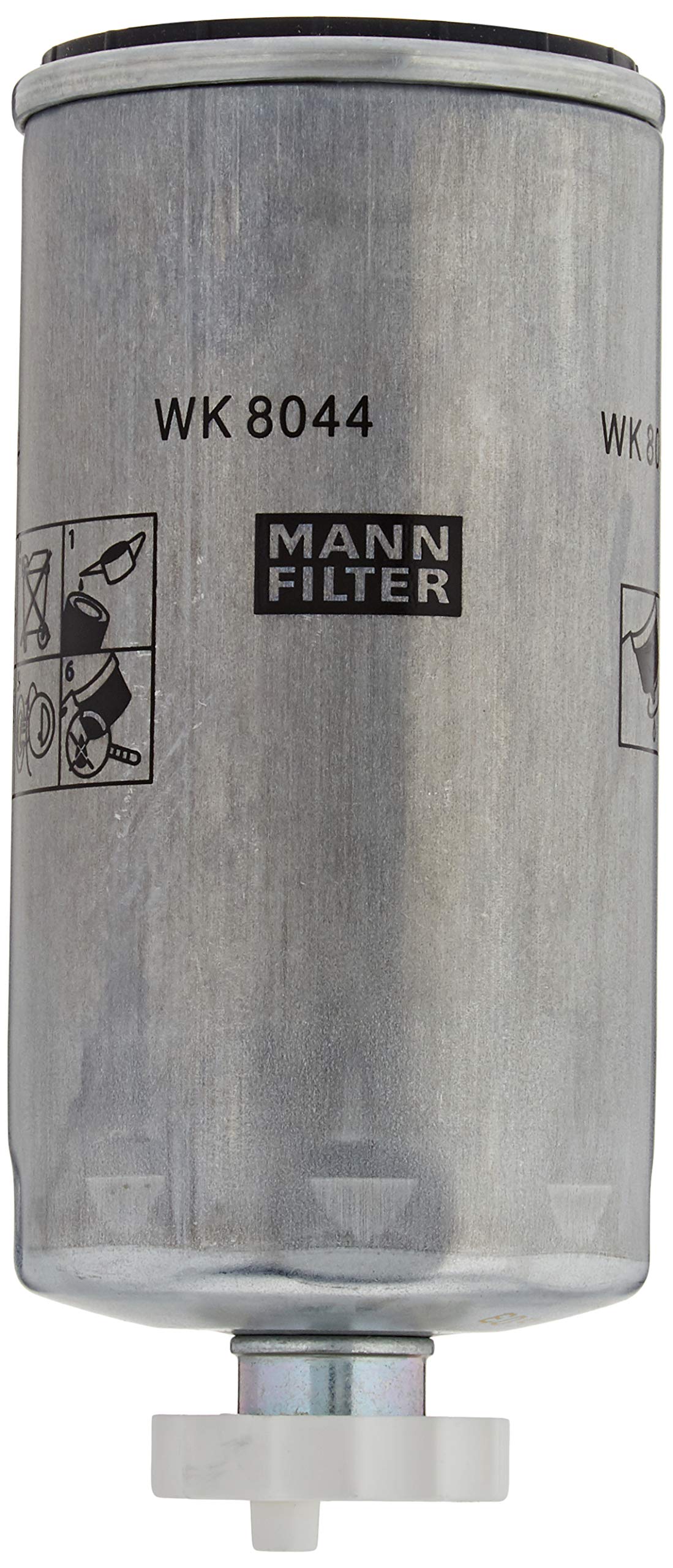 MANN-FILTER WK 8044 x Kraftstofffilter Satz mit Dichtung/Dichtungssatz Kraftstofffilter – Für Nutzfahrzeug von MANN-FILTER