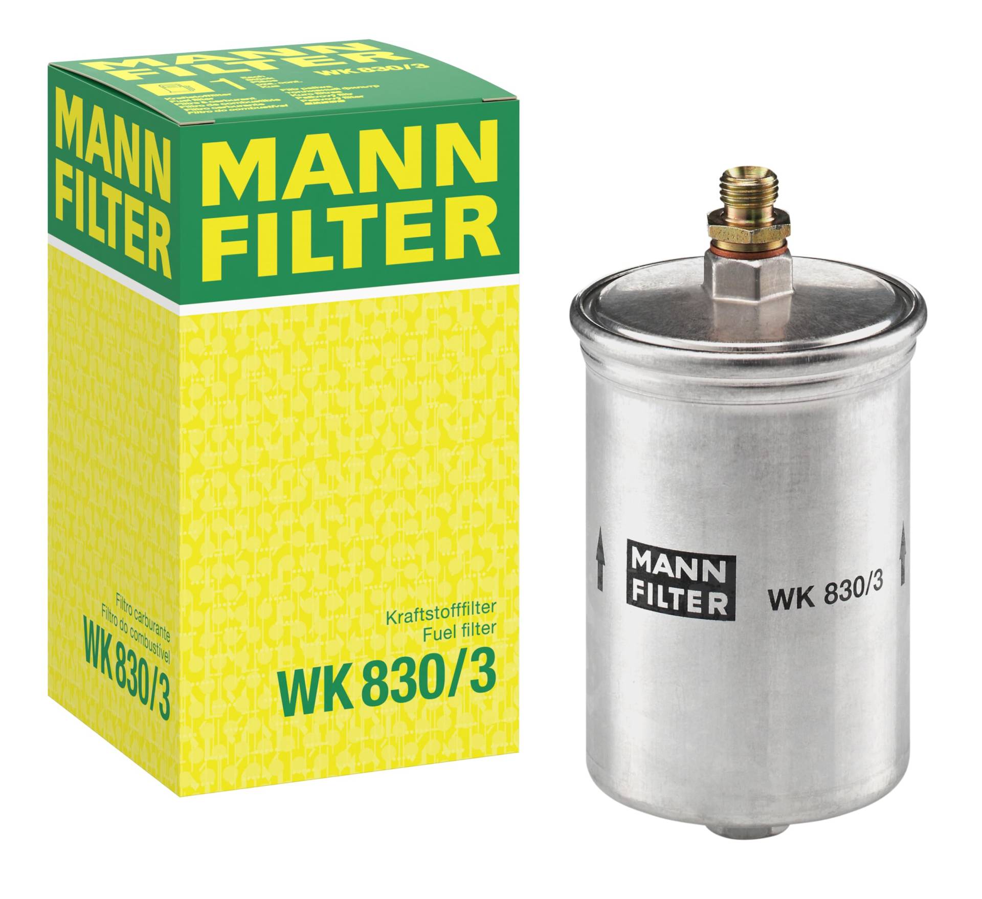 MANN-FILTER WK 830/3 Kraftstofffilter – Für PKW von MANN-FILTER