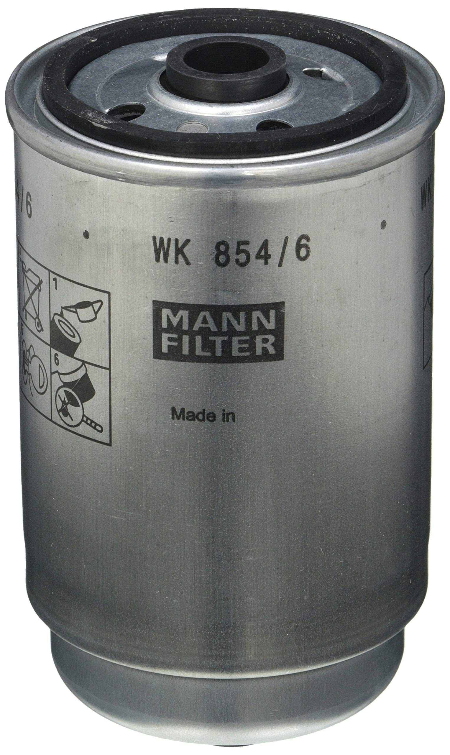 MANN-FILTER WK 854/6 Kraftstofffilter – Für PKW von MANN-FILTER