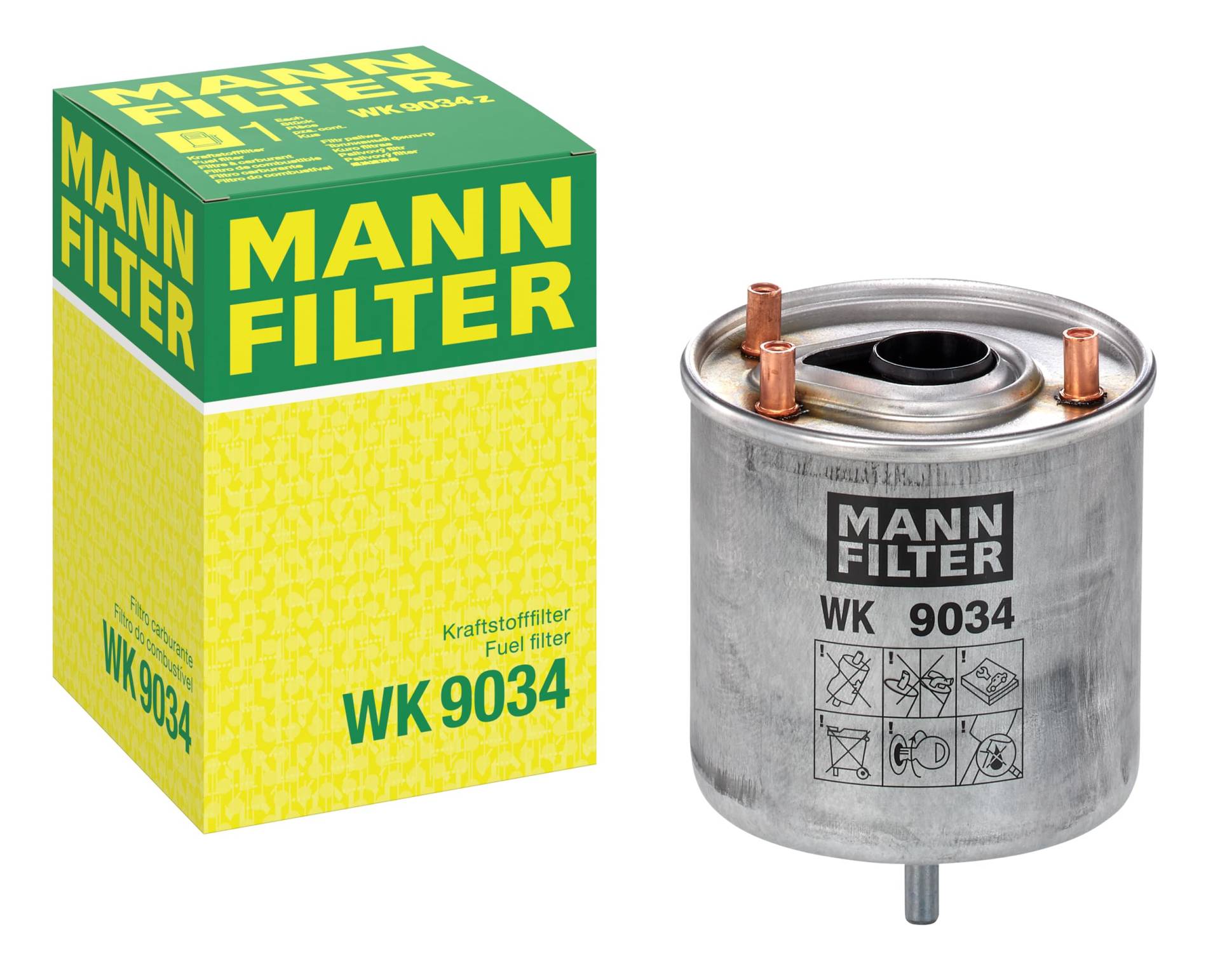 MANN-FILTER WK 9034 Kraftstofffilter - PKW + TRANSPORTER von MANN-FILTER