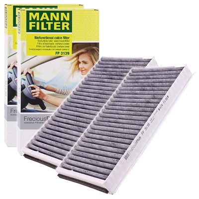 Mann-filter 2x Filter, Innenraumluft FreciousPlus [Hersteller-Nr. FP3139] für Alpina, BMW von MANN-FILTER