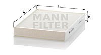 Mann-filter Filter, Innenraumluft [Hersteller-Nr. CU2736-2] für Alpina, BMW von MANN-FILTER