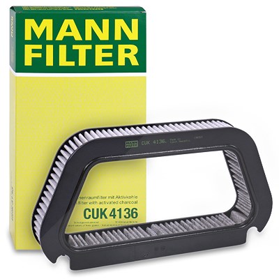 Mann-filter Filter, Innenraumluft [Hersteller-Nr. CUK4136] für Audi von MANN-FILTER