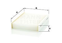 Mann-filter Filter, Innenraumluft [Hersteller-Nr. CU20013] für Citroën, Peugeot, Toyota von MANN-FILTER