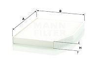 Mann-filter Filter, Innenraumluft [Hersteller-Nr. CU29007] für Ford von MANN-FILTER