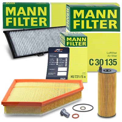 Mann-filter Inspektionspaket Filtersatz SET A für BMW von MANN-FILTER