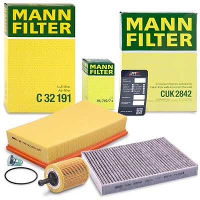 Mann-filter Inspektionspaket Filtersatz SET A für VW von MANN-FILTER