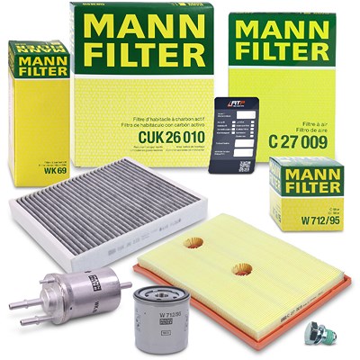 Mann-filter Inspektionspaket Filtersatz SET B für Audi, Seat, VW von MANN-FILTER