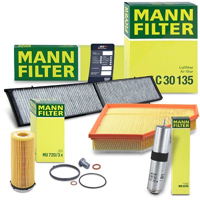 Mann-filter Inspektionspaket Filtersatz SET B für BMW von MANN-FILTER