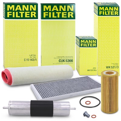 Mann-filter Inspektionspaket Filtersatz SET B für BMW von MANN-FILTER