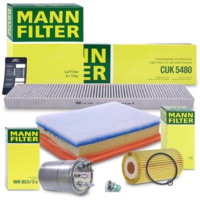 Mann-filter Inspektionspaket Filtersatz SET B für Ford, Seat, VW von MANN-FILTER