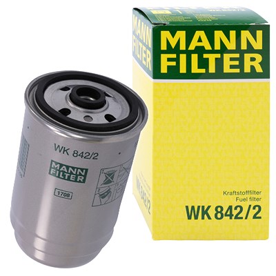 Mann-filter Kraftstofffilter [Hersteller-Nr. WK842/2] für Alfa Romeo, Audi, Citroën, Daihatsu, Fiat, Ford, Gaz, Iveco, Lancia, Land Rover, Opel, Peuge von MANN-FILTER