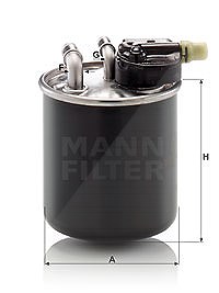 Mann-filter Kraftstofffilter [Hersteller-Nr. WK820/22] für Infiniti, Mercedes-Benz von MANN-FILTER