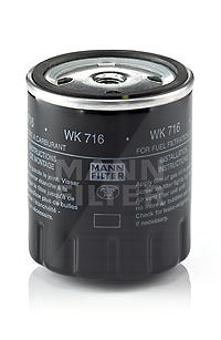 Mann-filter Kraftstofffilter [Hersteller-Nr. WK716] für Mercedes-Benz, Puch von MANN-FILTER