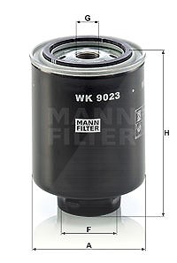 Mann-filter Kraftstofffilter [Hersteller-Nr. WK9023z] für Mitsubishi von MANN-FILTER