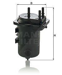 Mann-filter Kraftstofffilter [Hersteller-Nr. WK9028z] für Renault, Nissan von MANN-FILTER