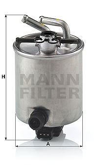 Mann-filter Kraftstofffilter [Hersteller-Nr. WK9011] für Nissan von MANN-FILTER