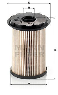 Mann-filter Kraftstofffilter [Hersteller-Nr. PU731x] für Renault, Opel, Nissan von MANN-FILTER