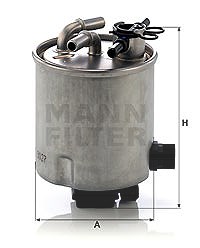 Mann-filter Kraftstofffilter [Hersteller-Nr. WK9027] für Renault, Nissan von MANN-FILTER