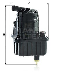 Mann-filter Kraftstofffilter [Hersteller-Nr. WK939/3] für Renault von MANN-FILTER