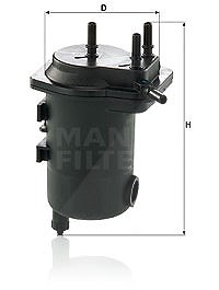 Mann-filter Kraftstofffilter [Hersteller-Nr. WK939/12x] für Renault von MANN-FILTER