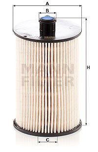 Mann-filter Kraftstofffilter [Hersteller-Nr. PU820x] für VW von MANN-FILTER